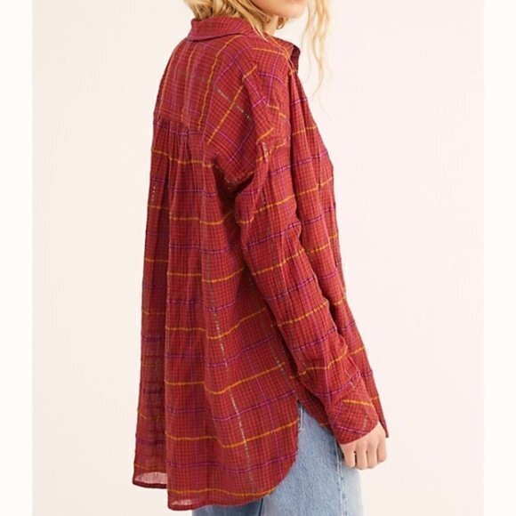 Free People Break My Stride Shirt. XS. - Picture 2 of 8